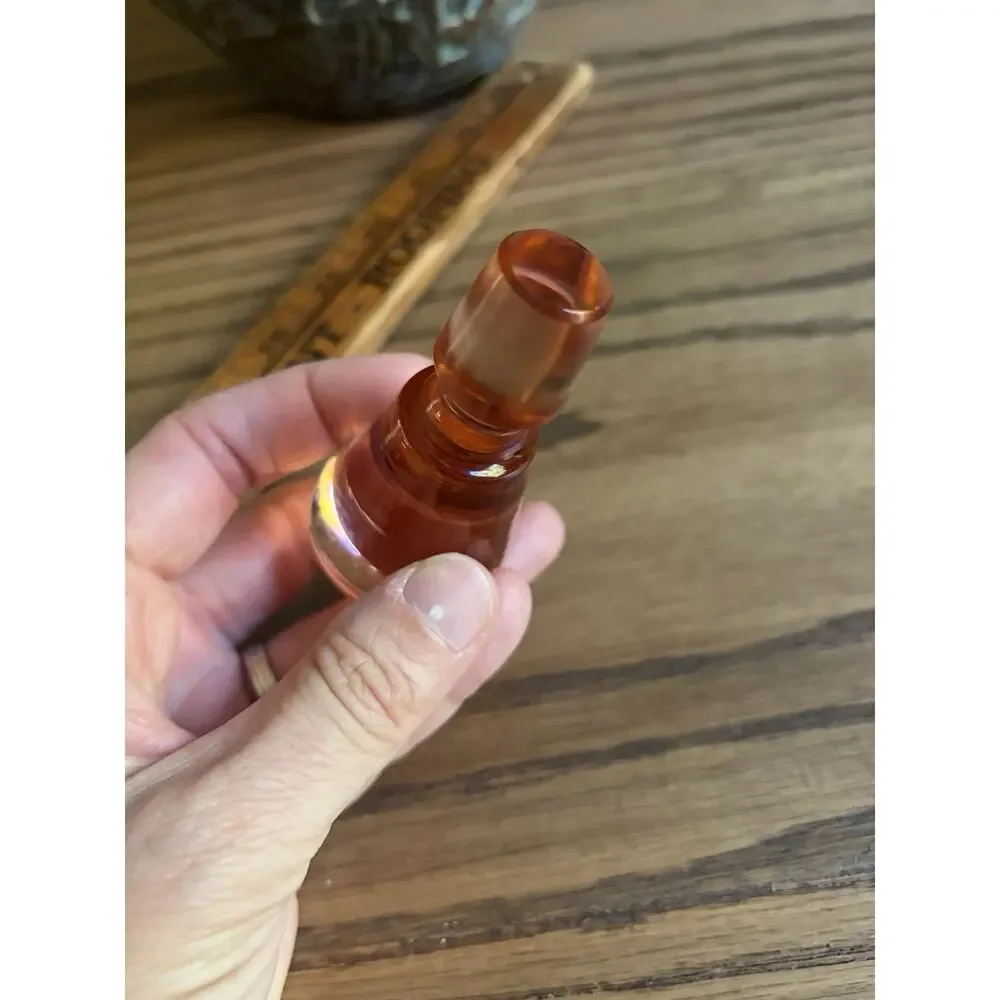 Vintage Pink Glass Decanter Stopper Replacement Stopper For Decanter